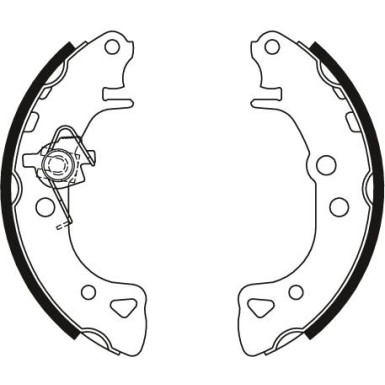 GS8271 Bremsbackensatz