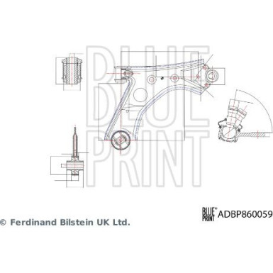 Blue Print | Lenker, Radaufhängung | ADBP860059