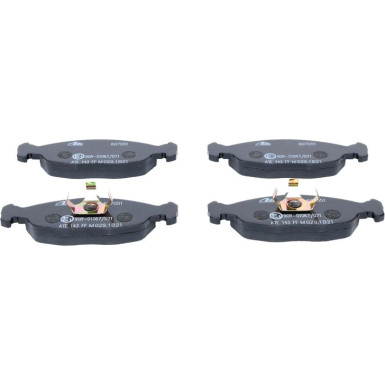 ATE | Bremsensatz, Scheibenbremse | 24.0113-0161.1 + 13.0460-7051.2