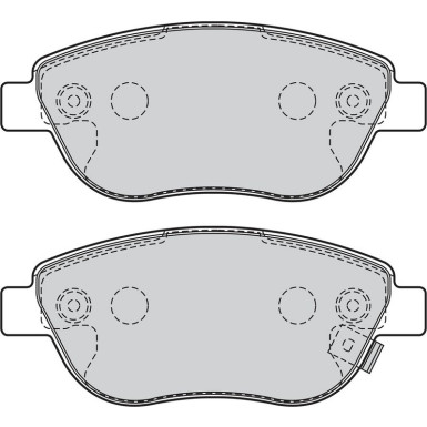 Valeo Bremsbelagsatz, Scheibenbremse ESSENTIAL 302069