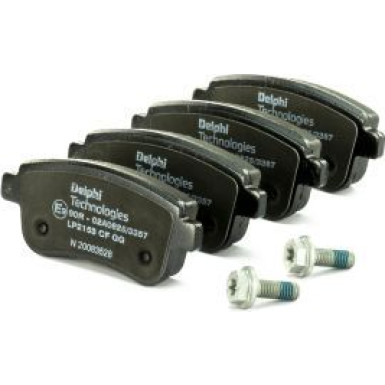 Delphi Bremsbelagsatz, Scheibenbremse LP2153 Delphi Bremsbelagsatz, Scheibenbremse LP2153
