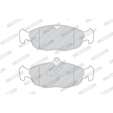 Ferodo | Bremsbelagsatz, Scheibenbremse | FDB4749