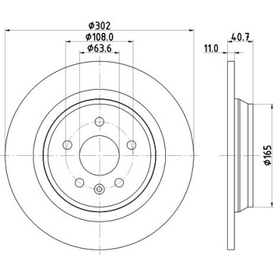 Hella | Bremsscheibe | 8DD 355 120-371