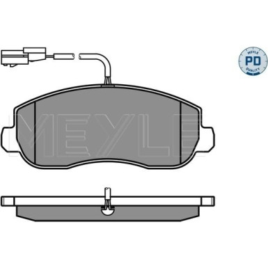 Meyle Bremsbelagsatz, Scheibenbremse MEYLE-PD: Advanced performance and design 025 251 4718/PD