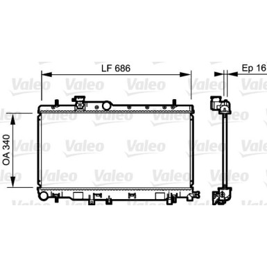 Valeo | Kühler, Motorkühlung | 735211 Valeo | Kühler, Motorkühlung | 735211