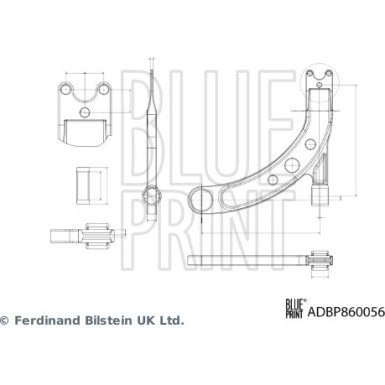 Blue Print | Lenker, Radaufhängung | ADBP860056