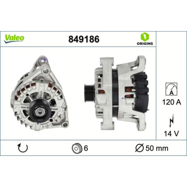 Valeo | Generator | 849186