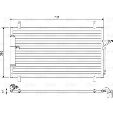 Valeo | Kondensator, Klimaanlage | 814496