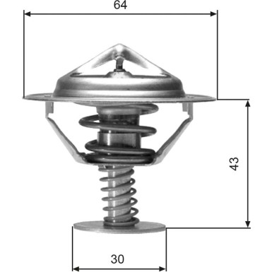 Gates | Thermostat, Kühlmittel | TH05977G1