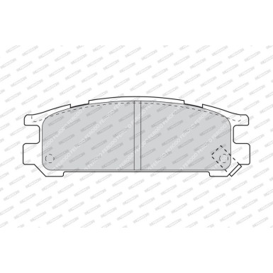 Ferodo | Bremsbelagsatz, Scheibenbremse | FDB790 Ferodo | Bremsbelagsatz, Scheibenbremse | FDB790