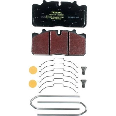 2928502 Bremsbelagsatz, Scheibenbremse Lightweight Technology 2928502 Bremsbelagsatz, Scheibenbremse Lightweight Technology