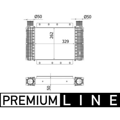 Mahle | Ladeluftkühler | CI 544 000P