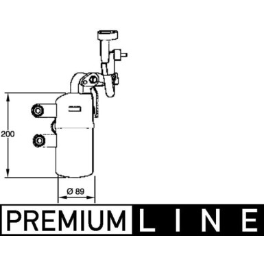 Mahle | Trockner, Klimaanlage | AD 281 000P