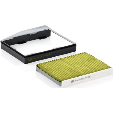 MANN-FILTER FP 2335 KIT Innenraumfilter FreciousPlus Aktivkohlefilter mit Polyphenol, antibakteriell, Feinstaubfilter (PM 2.5) MANN-FILTER FP 2335 KIT Innenraumfilter FreciousPlus Aktivkohlefilter mit Polyphenol, antibakteriell, Feinstaubfilter (PM 2.5)
