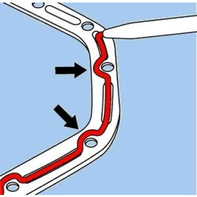 Elring | Dichtung, Ölwanne | 030.793 Elring | Dichtung, Ölwanne | 030.793