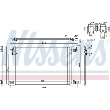 940685 Kondensator, Klimaanlage ** FIRST FIT **