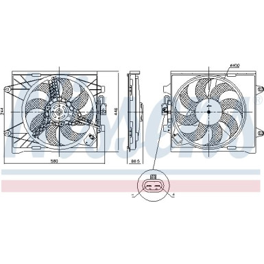 85921 Lüfter, Motorkühlung