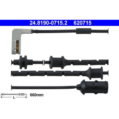 24.8190-0715.2 Warnkontakt, Bremsbelagverschleiß