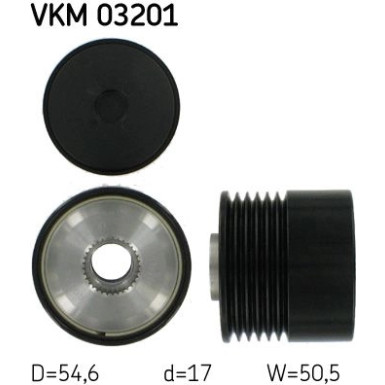 VKM 03201 Generatorfreilauf