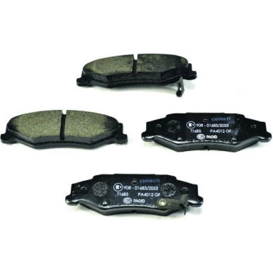 Hella Pagid | Bremsbelagsatz, Scheibenbremse | 8DB 355 013-191