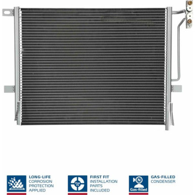 94431 Kondensator, Klimaanlage ** FIRST FIT **