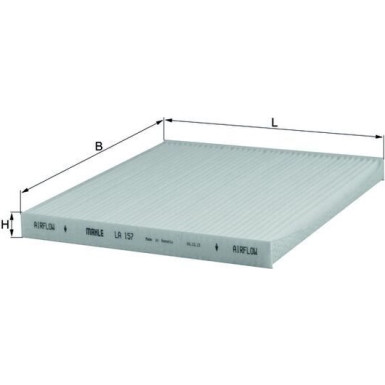 LA 157 Filter, Innenraumluft