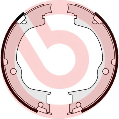 Brembo Bremsbackensatz, Feststellbremse ESSENTIAL LINE S 10 515