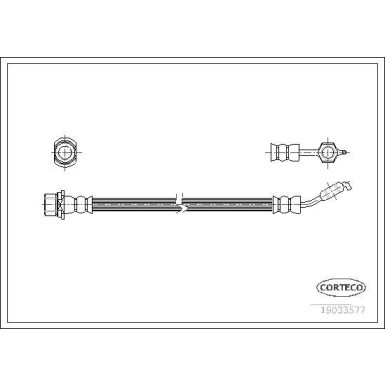 Corteco | Bremsschlauch | 19033577