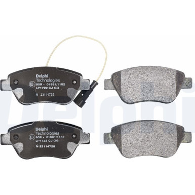 LP1722 Bremsbelagsatz, Scheibenfeststellbremse