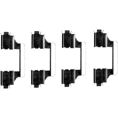 BOSCH Zubehörsatz, Scheibenbremsbelag 1 987 474 416