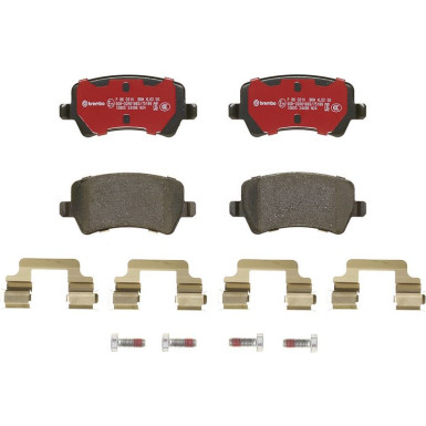 Brembo | Bremsbelagsatz, Scheibenbremse | P 86 021X Brembo | Bremsbelagsatz, Scheibenbremse | P 86 021X
