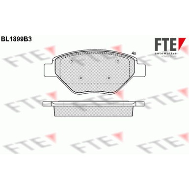 9010487 Bremsbelagsatz, Scheibenbremse 9010487 Bremsbelagsatz, Scheibenbremse