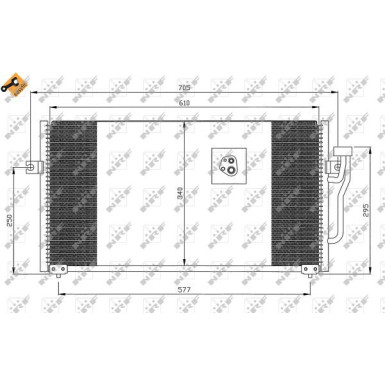 35293 Kondensator, Klimaanlage EASY FIT