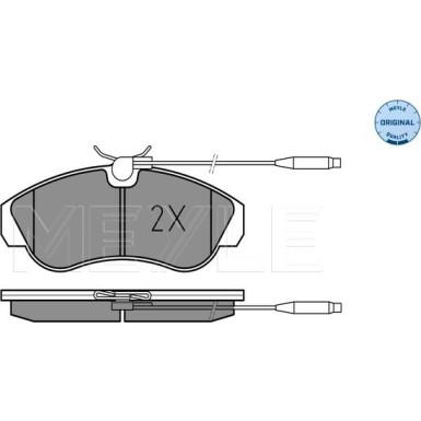 Meyle Bremsbelagsatz, Scheibenbremse MEYLE-ORIGINAL: True to OE 025 217 9919/W