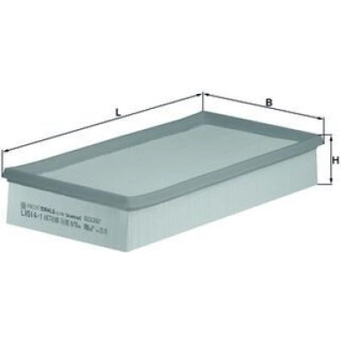 LX 514/1 Luftfilter LX 514/1 Luftfilter