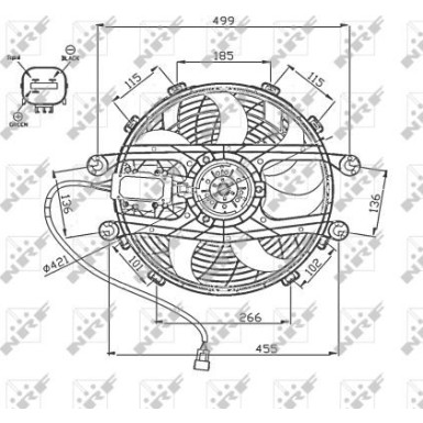 47747 Lüfter, Motorkühlung