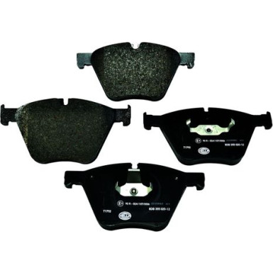 Hella | Bremsbelagsatz, Scheibenbremse | 8DB 355 020-121