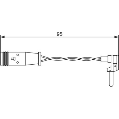 1 987 473 070 Warnkontakt, Bremsbelagverschleiß
