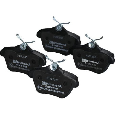 Valeo Bremsbelagsatz, Scheibenbremse EXPERT 301581A