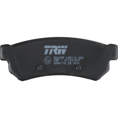 TRW Bremsbelagsatz, Scheibenbremse COTEC GDB4178