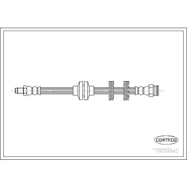 Corteco | Bremsschlauch | 19019945