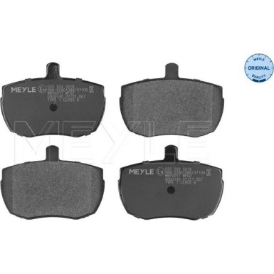 Meyle Bremsbelagsatz, Scheibenbremse MEYLE-ORIGINAL: True to OE 025 203 5918