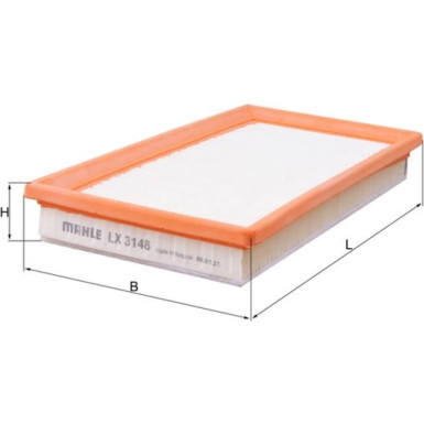LX 3148 Luftfilter LX 3148 Luftfilter