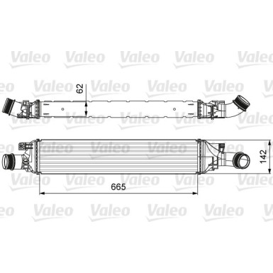 Valeo | Ladeluftkühler | 818643