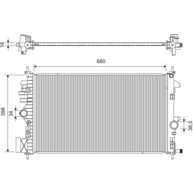701373 Kühler, Motorkühlung