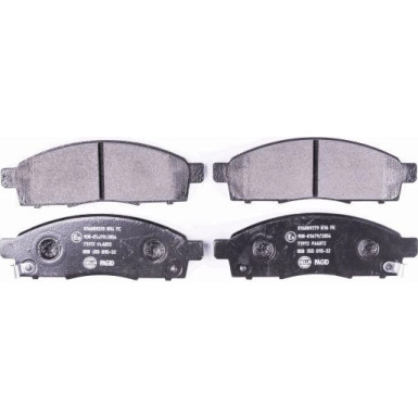 Hella Pagid | Bremsbelagsatz, Scheibenbremse | 8DB 355 015-321