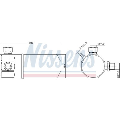 Nissens | Trockner, Klimaanlage | 95137
