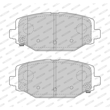 Ferodo Bremsbelagsatz, Scheibenbremse PREMIER ECO FRICTION FDB4778