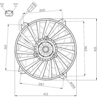 47962 Lüfter, Motorkühlung