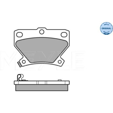 Meyle | Bremsbelagsatz, Scheibenbremse | 025 235 2114/W